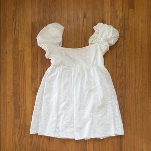 Altar'd State White Eyelet Mini Dress size XS